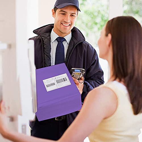 Kunststoffumschläge, farbige Versandtaschen, Vinted-Pakete für Kleidung, Buch, Schuhbox, Versandtaschen (32 x 45 cm, 25 x 35 cm, 20 x 30 cm, Violett, Rosa, Gelb, 30 Stück)