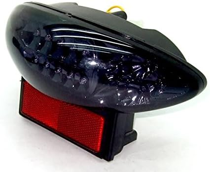 Motocycle LED Integrated Rear Running Tail Stop Brake Light Super Bright Tail Light Fit For Suzuki 1999-2007 Hayabusa GSX1300R Chrome Smoke