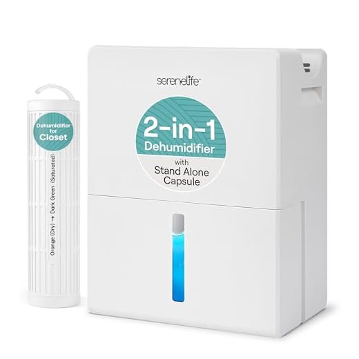 SereneLife 2-in-1 Dehumidifier for Home