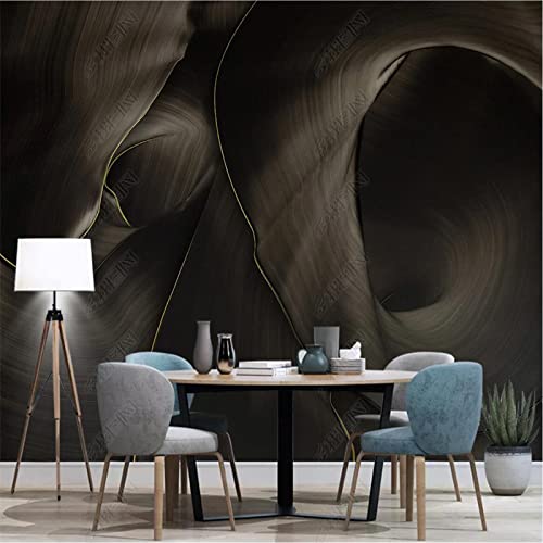 Papel pintado para pared con líneas geométricas abstractas, para salón, dormitorio, decoración de pared, 3D, 200 x 140 cm