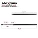 Maxpow Qt2 PM2052 Rear Liftgate Hatch Lift Support Shocks Struts with Power Liftgate Compatible with QX56 2004-2010, Armada 2005-2015, 5.6L V8 Replace# 904517S40B, 6445, SG225020