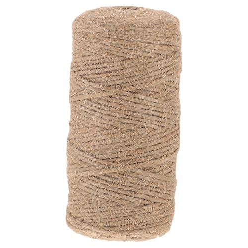 Tofficu Corda Per Confezioni - 100 M Di Spago Di Iuta Naturale Spago Da Giardino Per Artigianato Decorazioni E Occasioni Festive