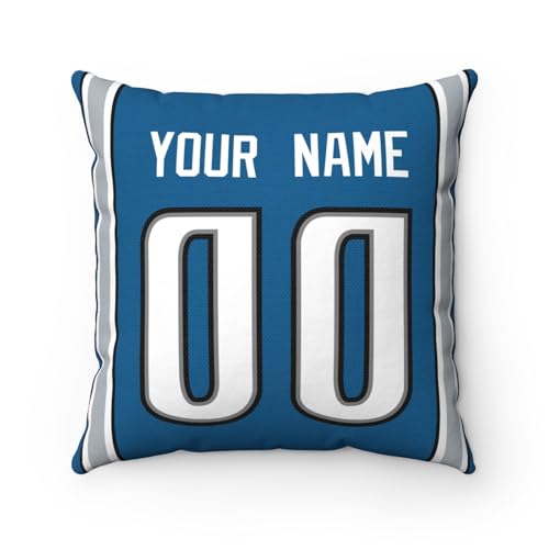 Image of ANTKING Throw Pillow 2 Pack Custom Any Name and Number Personalized Gift for Men Women Boys