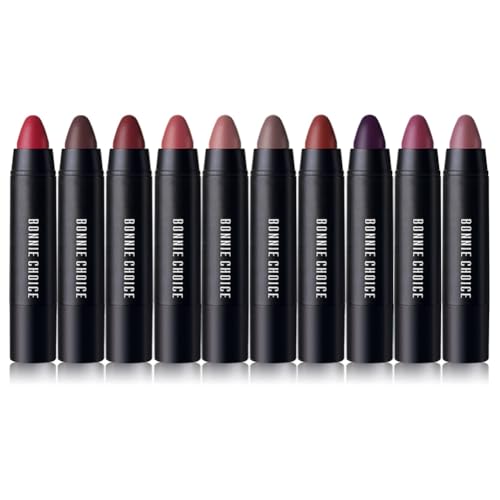 BONNIE CHOICE 12 Pcs Matte Lipstick Set, Waterproof Long Lasting Moisturizer Matte Lip Sets for Women