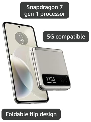 Image of Motorola razr | 2023 | Unlocked | Made for US 8 /128 | 32MP Camera | Vanilla Cream