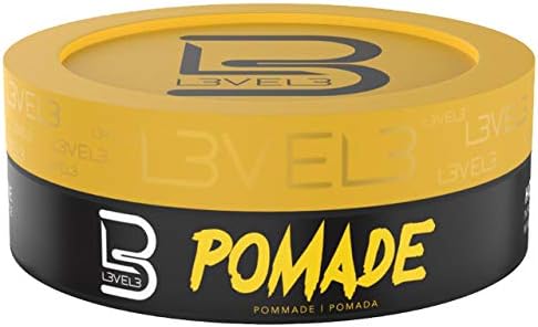 L3 Level 3 Pomade - Improves Hair Strength and Volume Long-Lasting Hold Infused with Keratin