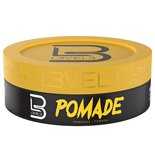 Level 3 Pomade - Improves Hair Strength and Volume L3 - Long-Lasting Hold Infused with Keratin - Level Three Mens Pomade (150 ML)