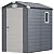 YITAHOME 4.4x6FT Outdoor Storage Shed w/o Floor, All-Weather Plastic Shed with Lockable Doors, Window & Vents, Plastic Tool Shed for Backyard, Patio, Poolside, Lawn, Gray