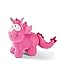 NICI- Peluche Dragon Licorne Ruby de la Rosa 22 cm, 45697