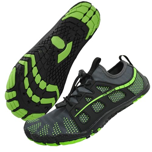 Image of Queday Water Shoes for Women Men Quick Dry Barefoot Shoes Athletic Lightweight Sports Aqua Socks Outdoor Swim Fishing Hiking Diving Surf Walking Kayaking
