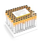 BeHerk Vacutainer Lot de 100 tubes de prélèvement sanguin de 5 ml pour laboratoire, animau...