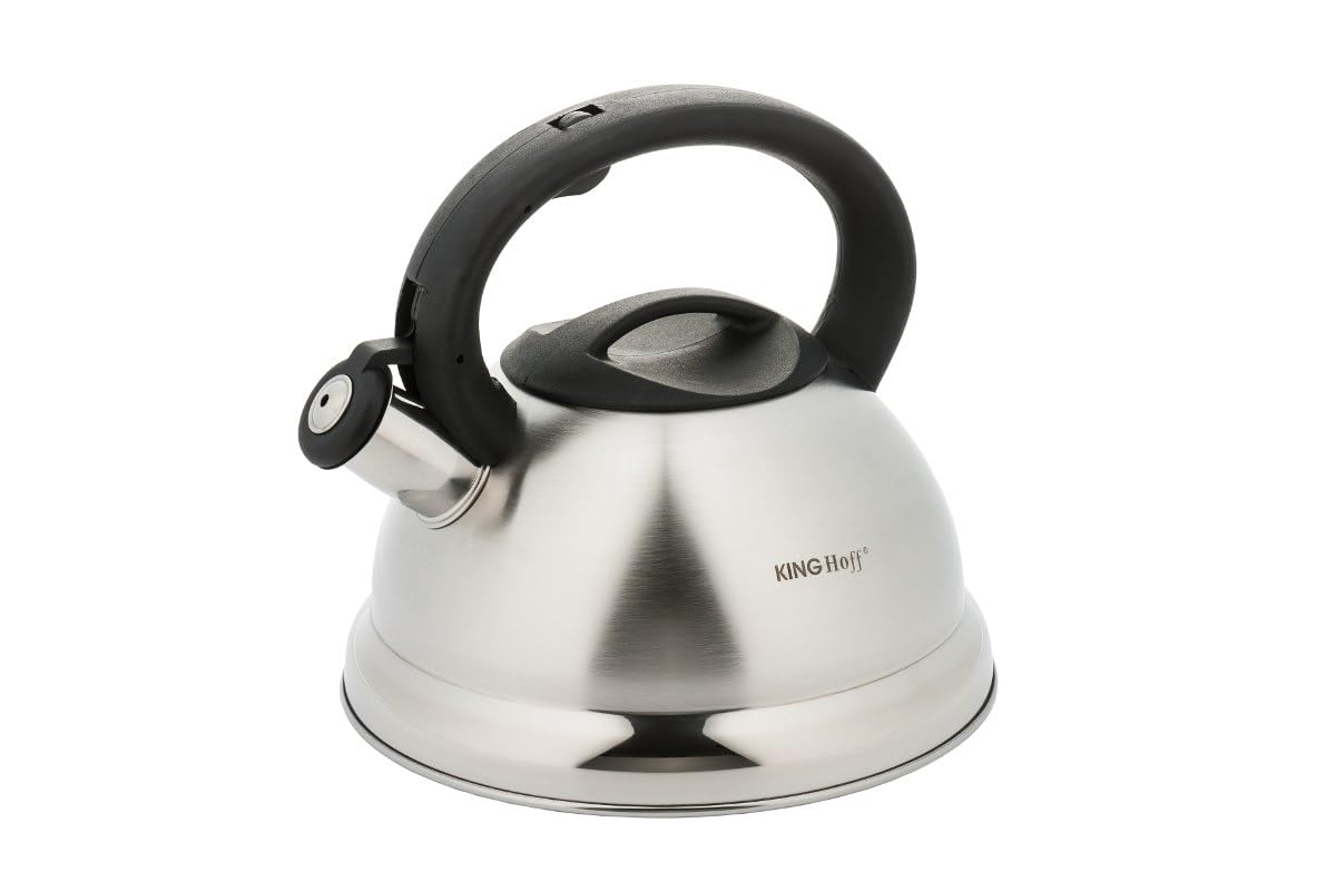 Bollitore A Fischio Kinghoff 1,8L - Acciaio Inox Per Tutti I Piani Cottura