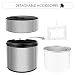 MVPOWER 2L Gelatiera, Macchina del Gelato IN ACCIAIO INOSSIDABILE per Yogurt Freddi...