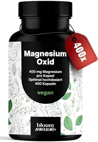 Magnesium 669mg Capsules High Dose - 400 Capsules - of which 400 ...