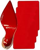 CZBYXA12 Red Bottom Shoe Sole Protector,Sole Guard - Non-Slip Shoe Pads | Compatible with Christian Louboutin Heels | Smooth Surface Traction | Scratch Prevention(6'x4.5' 4Pcs)
