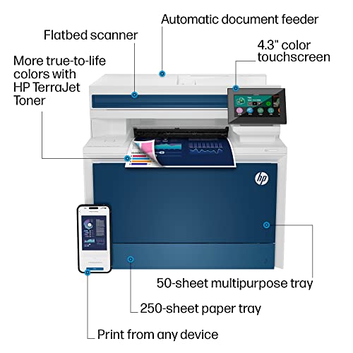 Hp 4RA81F#BGJ Color Laserjet Pro Mfp 4301Fdn Printer thumb #3