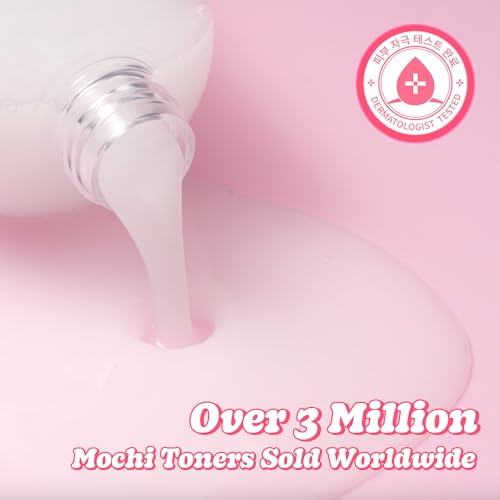 TONYMOLY Wonder Ceramide Mochi Toner – Hydrating & Strengthening Dewy Glass Skin Toner for Healthy Moisturized Skin, Large 16.9 oz Korean Skincare - Image 5