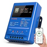 MPPT Solarladeregler 40A 12V 24V 36V 48V 120V PV mit WiFi Bluetooth App & 0V LiFePO4 Aktivierung – Solar Charge Controller LTM4840 für Wohnmobil Caravan Off-Grid Inselanlage AGM GEL