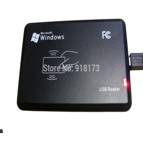 125KHz Black USB Proximity Sensor Smart Id Card Reader EM4100, EM4200, EM4305, T5577, or Compatible Cards/Tags No Need Driver New for Arrival 2025 High for Quality