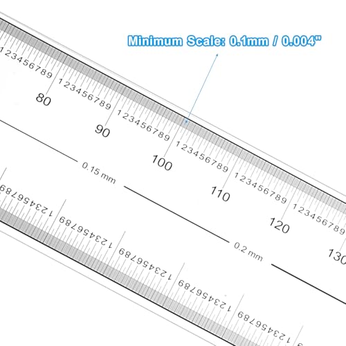 PATIKIL Film Flexible Ruler 50cm 0.1mm Scale with R Angle and Width Lines Clear PET Plastic Soft Folding Straight Ruler for Factory, Transparent, 1 Pcs by PATIKIL - Used condition - Image 4
