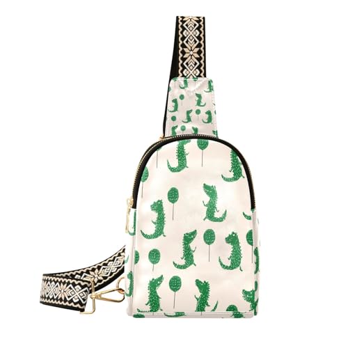Trendy Alligator Lollipop Off White Green : sucette originale pour les fêtes