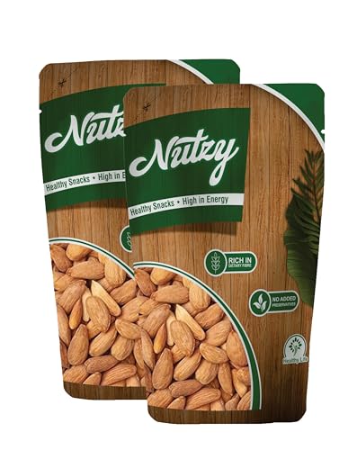 Nutzy Premium Almonds (Gurbandi Almonds, 400g) (B09MK7QV3T) Amazon Price History, Amazon Price Tracker
