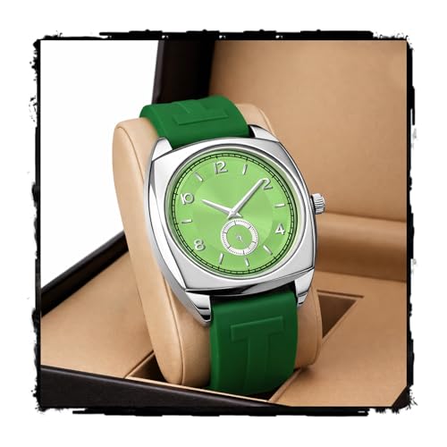 Image of styledose Men's Watch Analog Quartz with Chronograph & Silicone Strap -Casual & Formal Wrist Watch for Men