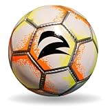 Zubeins Fussball Gr. 5 - Neon-Farben Fußball - Spielspaß für Alle in Lebhaften Tönen! - Trainingsball Football