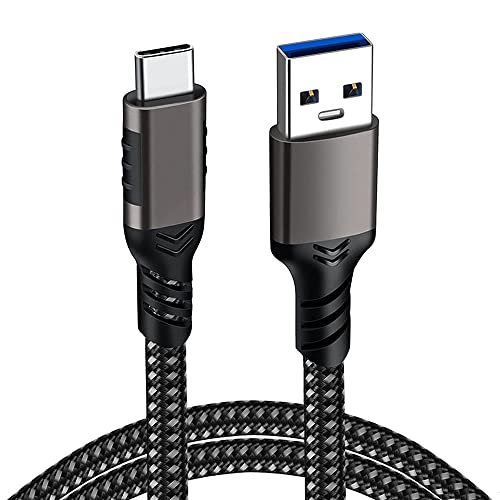 USB Type C ケーブル 0.5M USB-A to USB-C ケーブル【10Gbpsデータ転送 60W急速充電】 USB3.2 Gen2標準 PD対応 タイプc ケーブル 高耐久ナイロン編み Nintendo Switch、Xperia、AQUOS、Galaxy、Pixel等Type-c機種対応