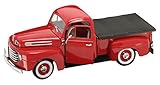 Road Signature 1948 Ford F-1 Pick Up Vehicle (1:18 Scale), Red