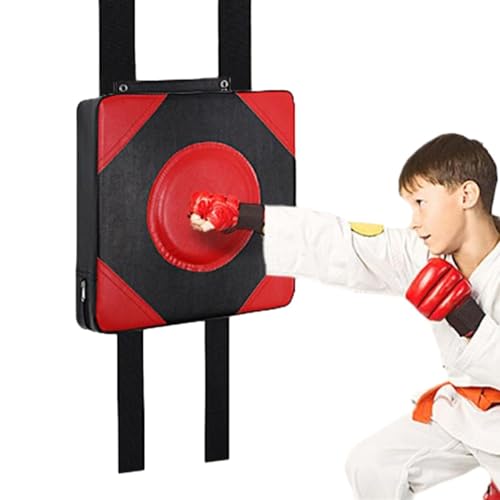 Almohadilla de boxeo de pared | Almohadilla de boxeo de pared | Espuma de objetivo de pared | Almohadilla de bloqueo de escudo para gimnasio de boxeo | Saco de boxeo cuadrado de cuero ajustable para
