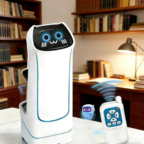 Robot de livraison télécommandé 2.4 GHz pour servir les repas et boissons à la maison