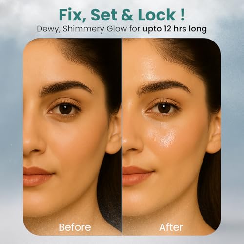 Image of FACES CANADA Ultime Pro Shimmer Makeup Fixer, 50ml | Long Lasting Makeup Setting Spray | Keeps Makeup Intact | Glamourous Shimmer Finish | Hydrates, Soothes & Refreshes Skin | Alcohol Free (Pack of 3)
