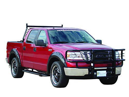 Go Industries Inc. 52636B Headache Rack Cab Protector, Black Painted,