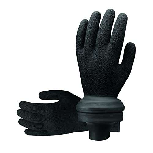 Guantes Scubapro Easydon para traje impermeable que evitan manos frías al bucear