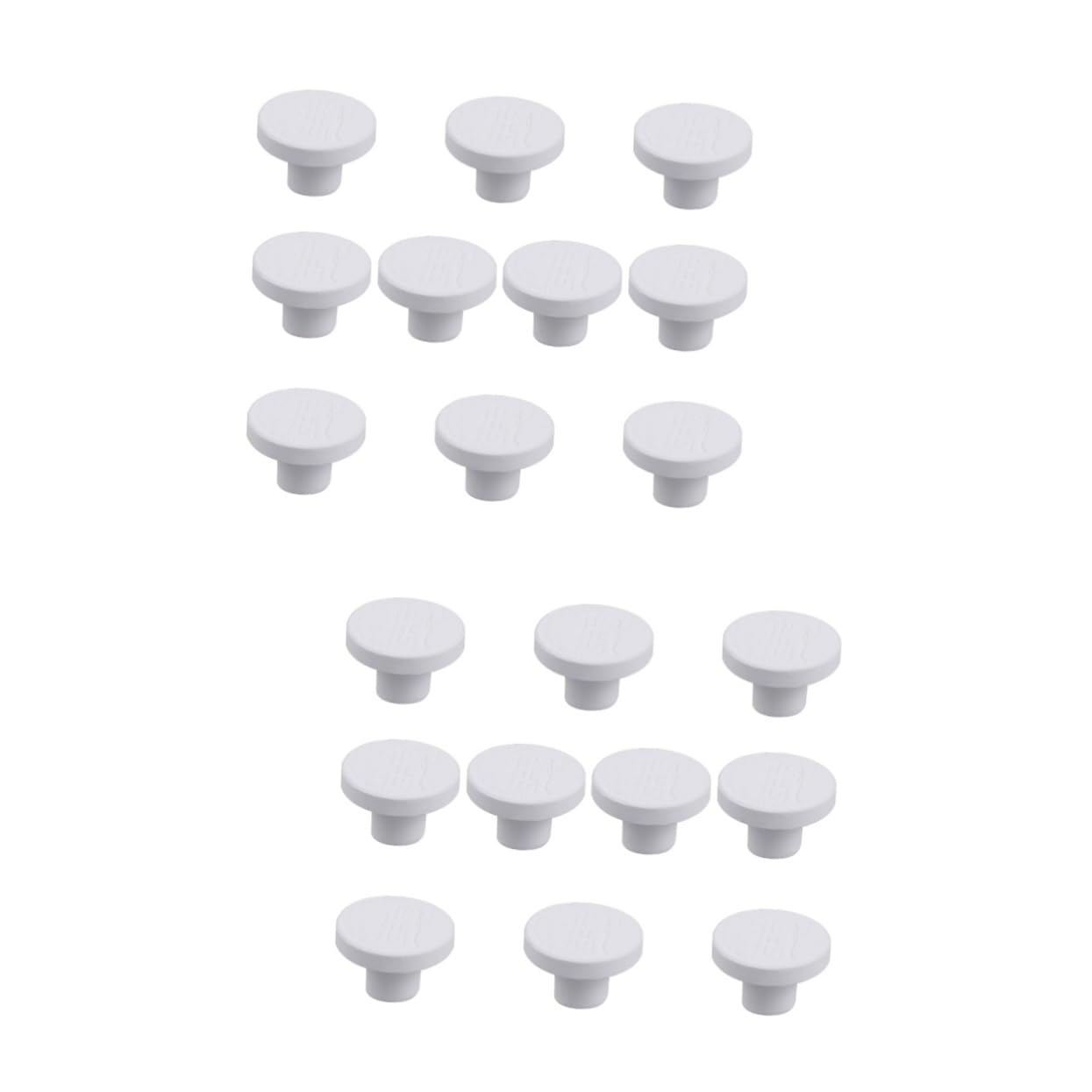 20 Pcs Coral Bracket Base Rack Magnetic Live Sand Plugs Acrylic Coral Rack Fragments Button Ceramics