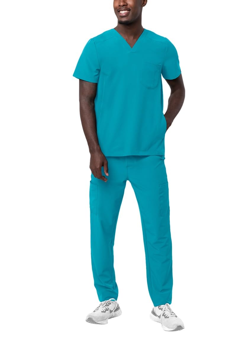 Adar Adición Go-Cadadía Fregar Conjunto Por Hombre - Elegante Fregar Top & Cargamento Fregar Pantalones