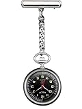 regent taschenuhr 17 jewels  Regent Schwesternuhr verchromt analog Quarz silberfarben P-025