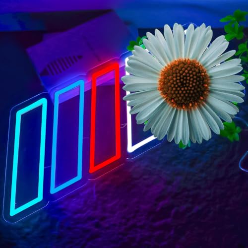Image of Large Car Neon Sign for Wall Decor, Dimmable LED Light Up Sign, 8.5 x 23.6 Inch, for Garage, Bedroom, Playroom, Car Repair Shop