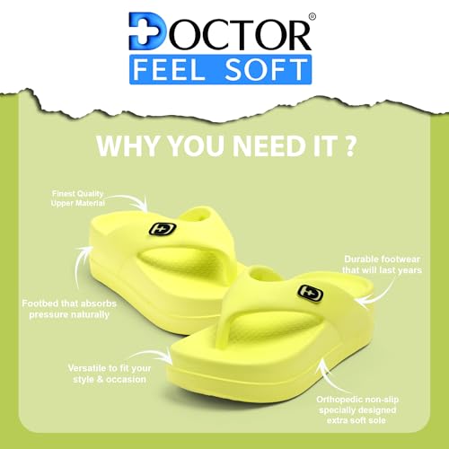 Image of Women's Soft Cushion Flip Flops with EVA Sole | Lightweight Anti-Slip Everyday Wear Slippers for Home, Walking, Casual & Outdoor Use