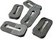 Vadiff Silicone Gas Stove Child Safety Knob Locks | Oven Knob Guard (5 Pk)(Gray)