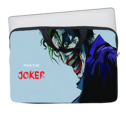 Image of TheSkinMantra Chain Laptop Sleeve Bag Compatible with Laptop /Macbooks /Chrombook /Notebook /Zbook (13.3 Inch [Handle], Joker Attitude)