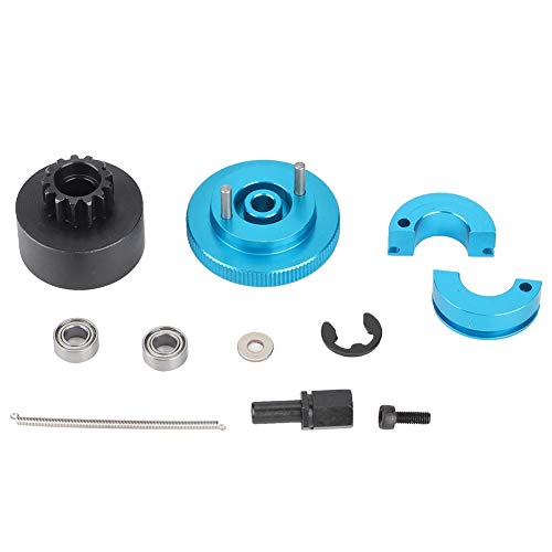 Lybunair RC Clutch Set 13T Flywheel, Speed Clutch Variator with Bell Springs, Fit for 1/10 RC Nitro Engines, Enhances Performance and Durability for High Speed Racing