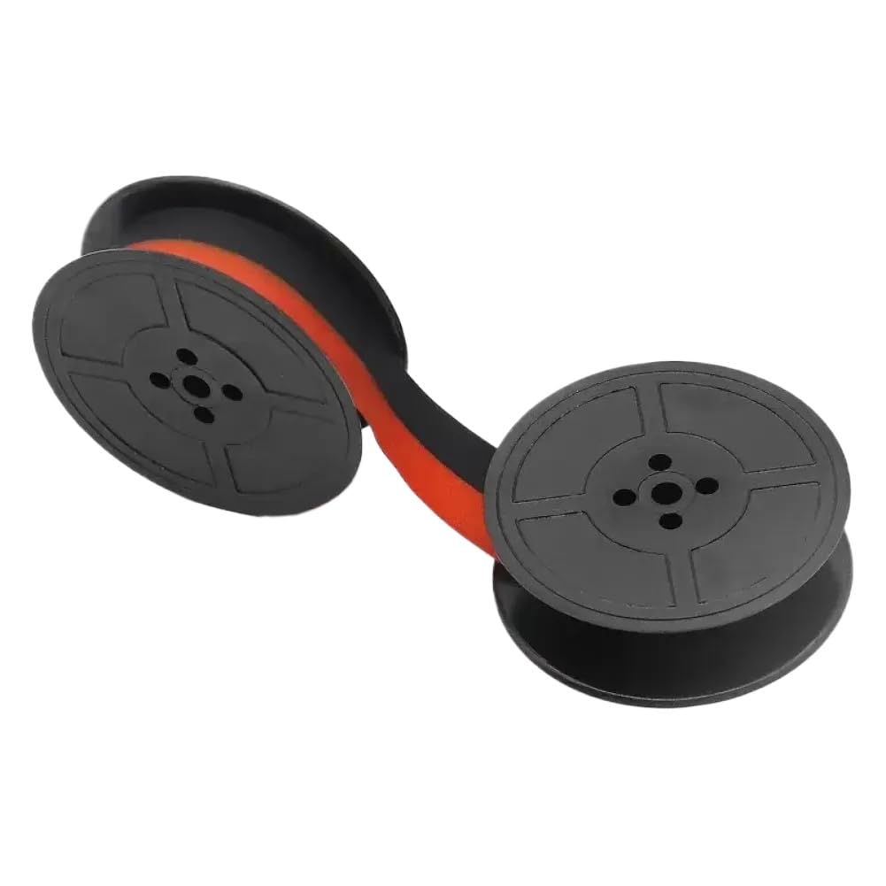 Ruban pour Machine à écrire GR9, Double Bobine Rouge et Noir, Compatible avec Les Fournitures d'imprimante Hero, 5 pièces