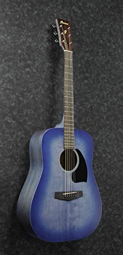 Ibanez Guitar, Right, Washed Denim Burst Open Pore, Full Acoustic (Pf18) #TOP2