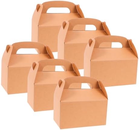 PLAFOPE 6piezas Cajas De Dulces Pequeñas Para Fiesta De Papel Kra...