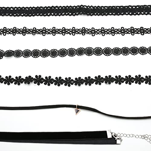 Akstore Velvet Choker Classic Choker Necklace Womens Layered Cute Black2