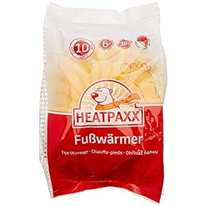 HeatPaxx Foot Warmers – Ultra-Thin Toe Warmers for Travel – Finally Warm Feet – 5 x 2, 15 x 2, or 40 x 2, Heat Pads in Practical Value Pack