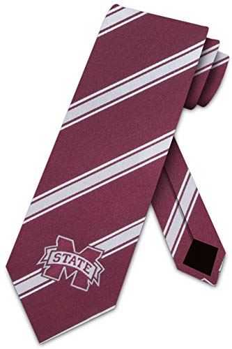 Eagles Wings Mississippi State Bulldogs Striped Woven Poly Tie