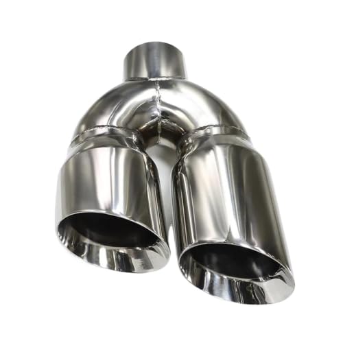 Tuyau d'échappement universel en Y en inox entrée 2.8 pouces